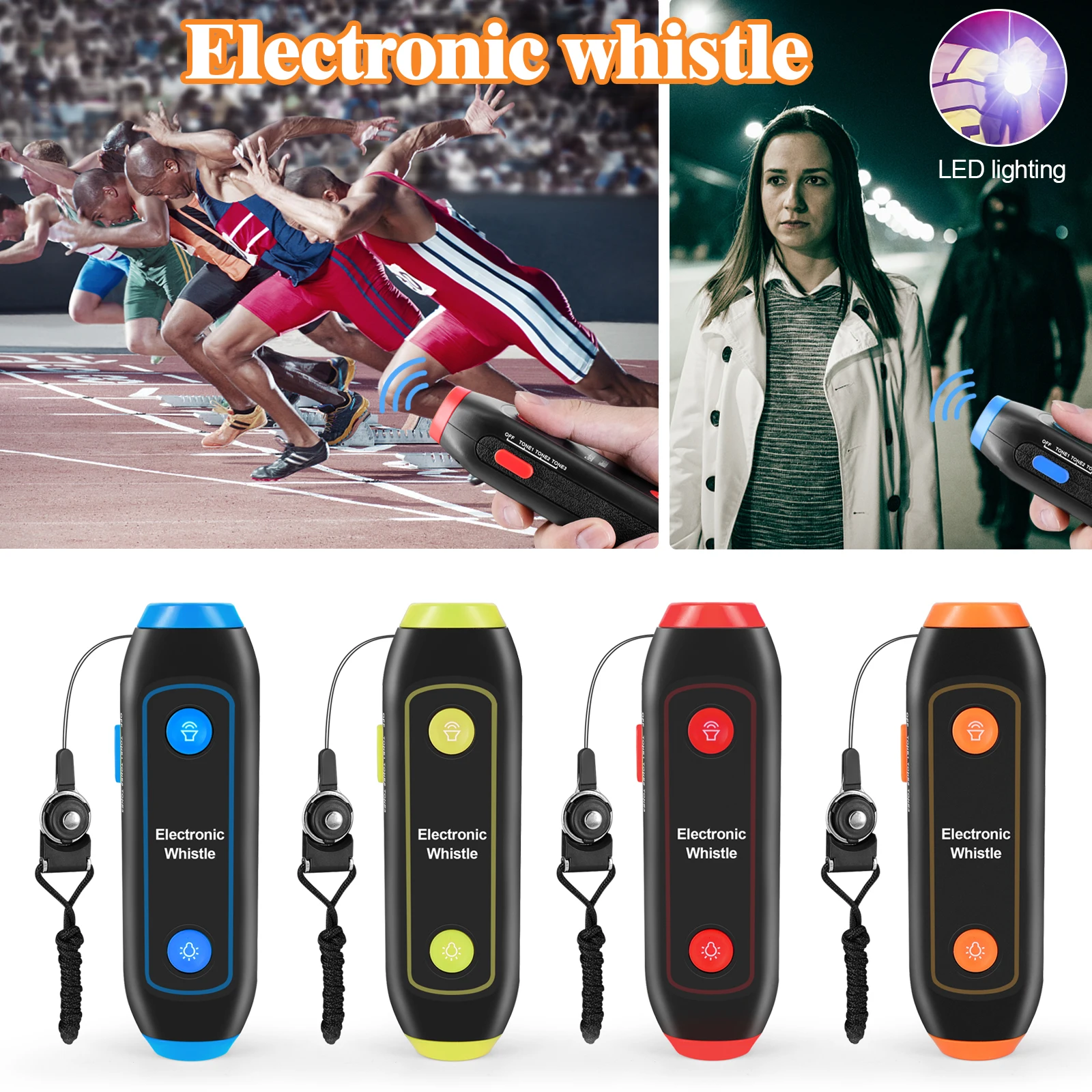 125db Sports Game Referee Training Electric Whistle Camping Hike Survival Can Be Used As