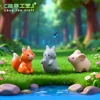 colorful Little Totoro No. 7