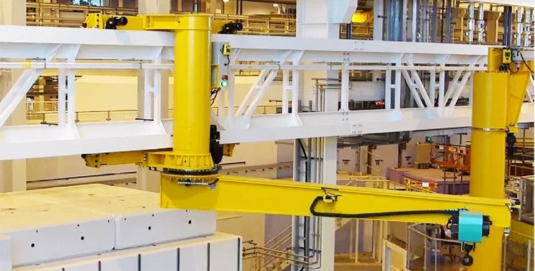 Europe style 360 Wall mounted moving travelling slewing jib crane 5 ton with Anti-derailment device 360 Factory sale tailor made