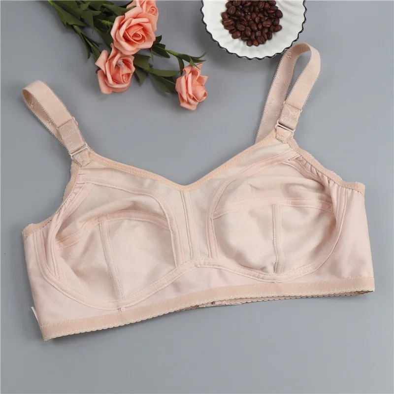 Hot Sale Combed Cotton Bra Women Super Thin Breathable Bras Plus