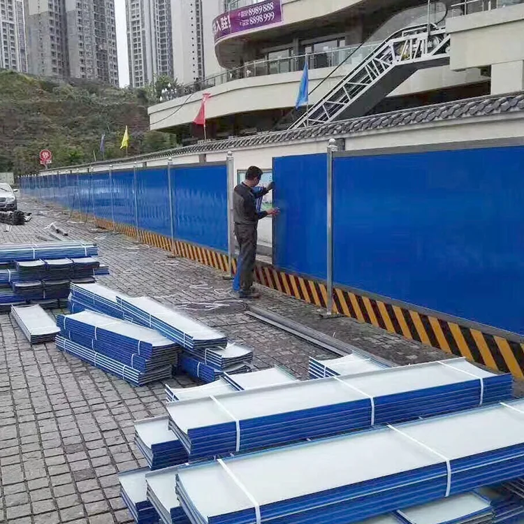 Halangan Keselamatan Keluli Zink Moden, Halangan Pemisahan Keselamatan Pelindung yang Boleh Digerakkan untuk Pagar Pembinaan Jalan Raya Tempatan