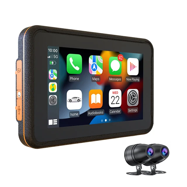 Navigatore GPS Wireless 5 Pollici Per Moto – CarPlay E Android Auto, Impermeabile IP68 - 3
