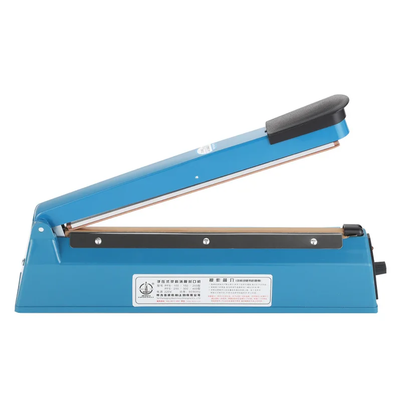 TEBAK Manual Plastic Bag Thermal Shock Sealing Hand Sealing Machine Heat Sealing Machine Hand Pressing Impulse Heat Sealer