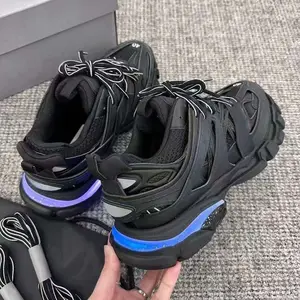 Famous Designer Track Shoes Retro Style 3.0 Version with LED Light System