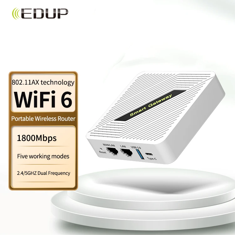 Starlink-compatible AX1800 Mini Portable VPN Router