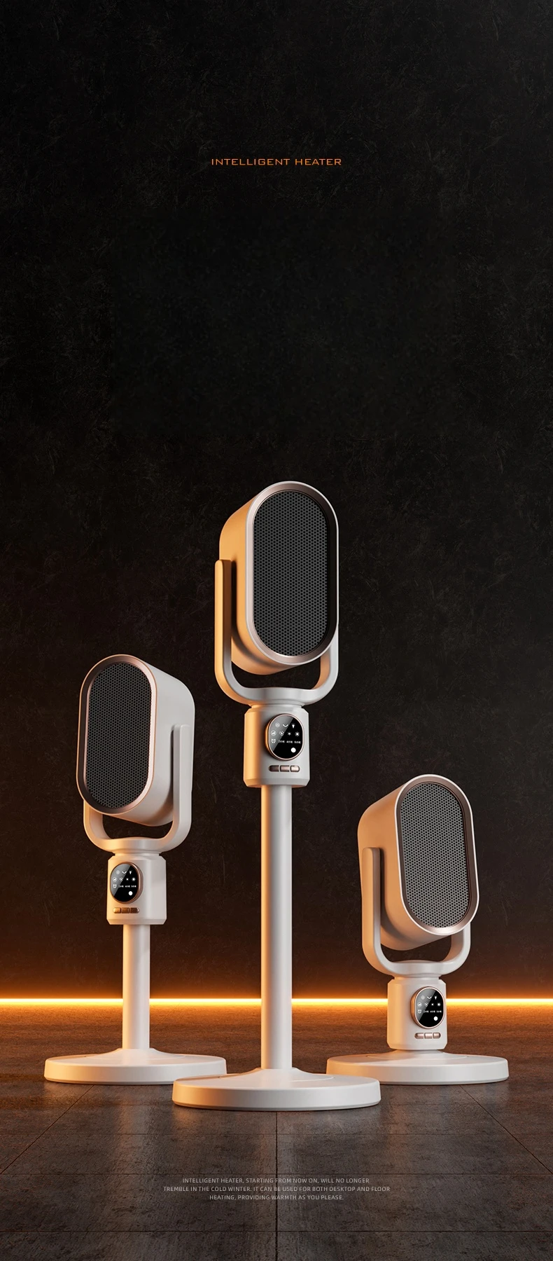 Adjustable Height Heater, Portable, Electric, ABS+Electronics - detail 2