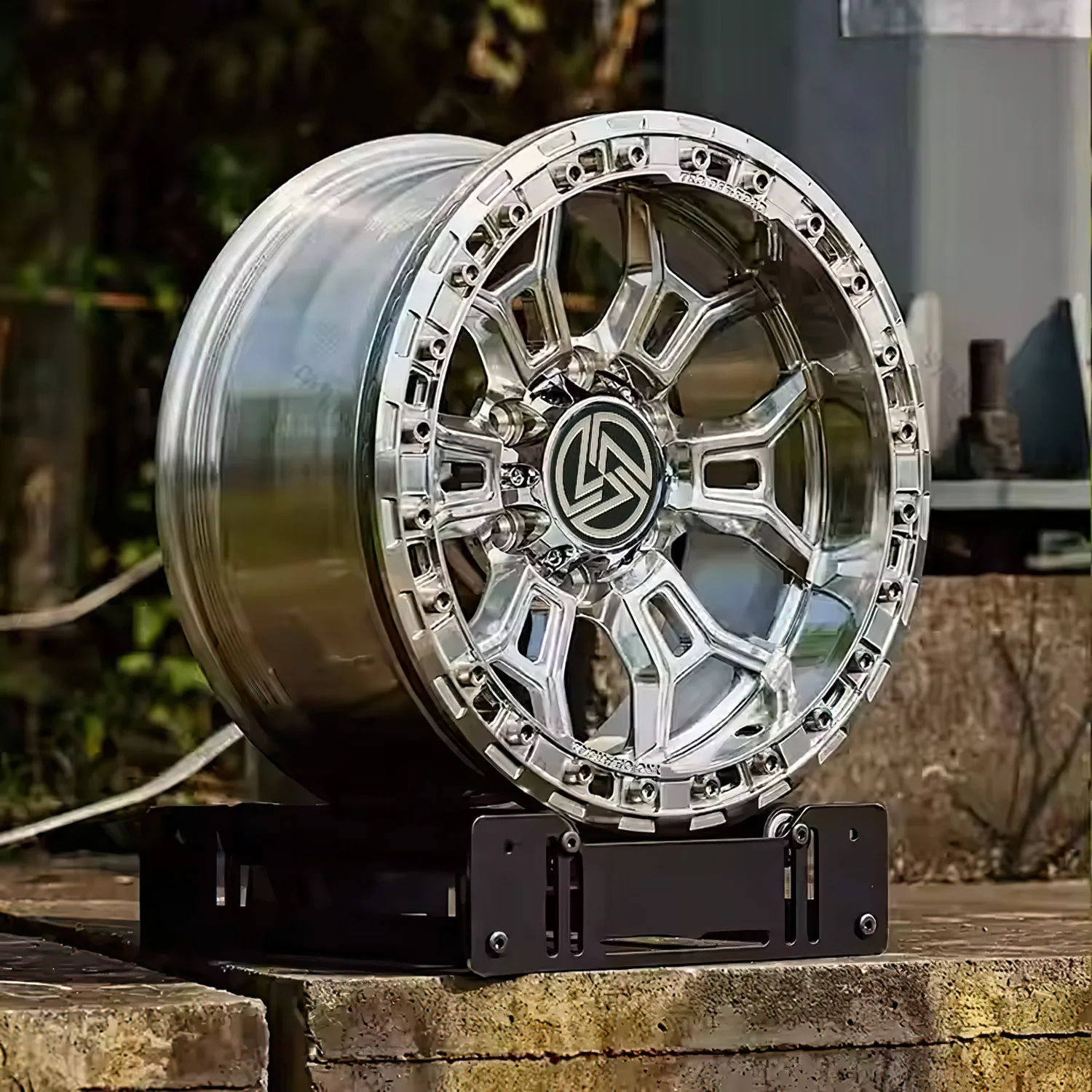 XL Custom Concave Beadlock Off Road Truck Forged Wheels Pickup Rims for ATV UTV 5x114.3 6x139.7 15 16 17 18 19 20 22 24 Inch Rim - Image 2
