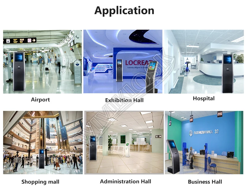 Bank/hospital Other Service Equipment Customer Waiting Token Number Ticket Dispenser Queue Management Display System