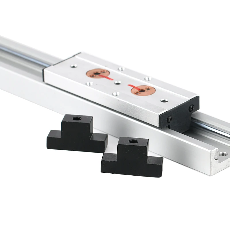 Built-In Dual-Axis Linear Rail Guide and Lock sliders SGB10-SGB35 3/4/5 Wheel