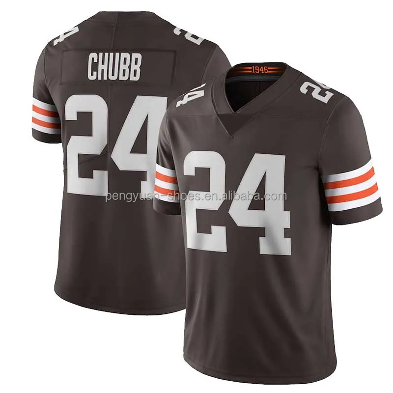 Denzel Ward Cleveland Browns Game-Used #21 Brown Jersey vs. New