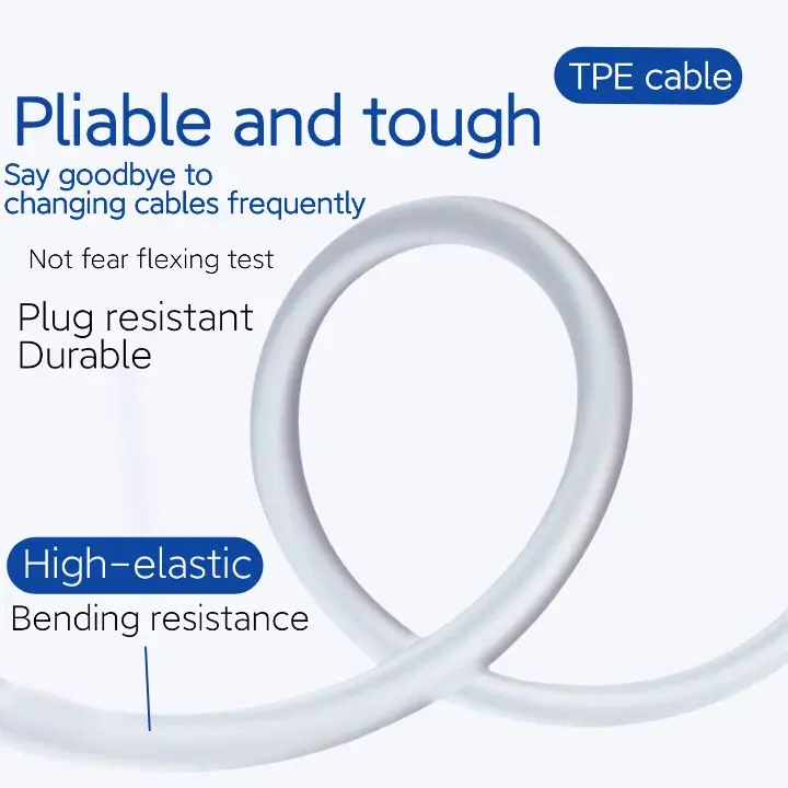 Oem Wholesale 3a Fast Charging Tpe Data Cable With Two-way Type-c Micro ...