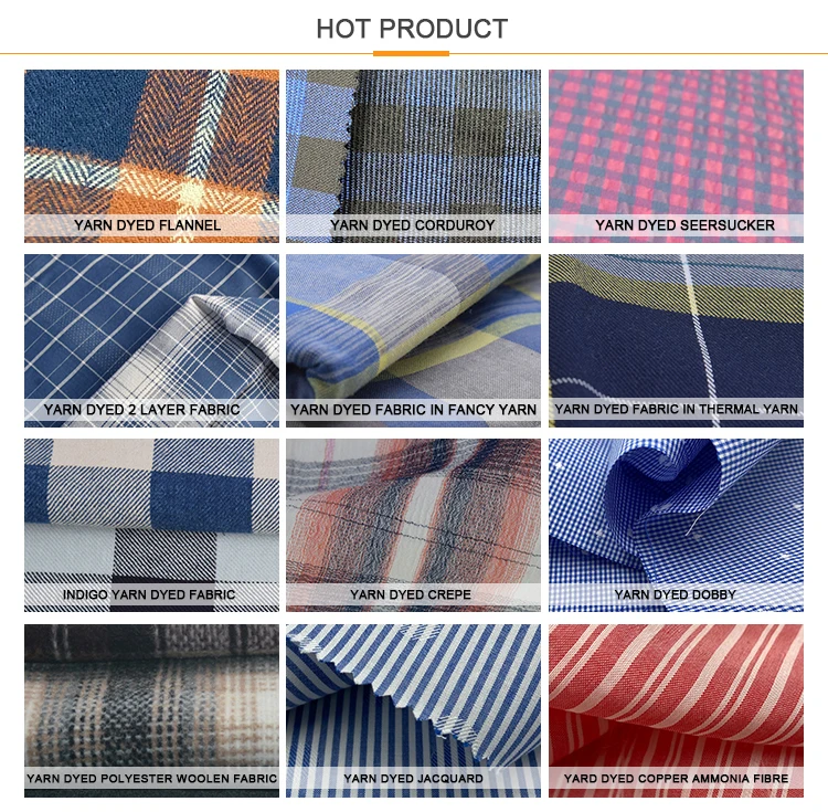 high quality yarn-dyed cotton flannel