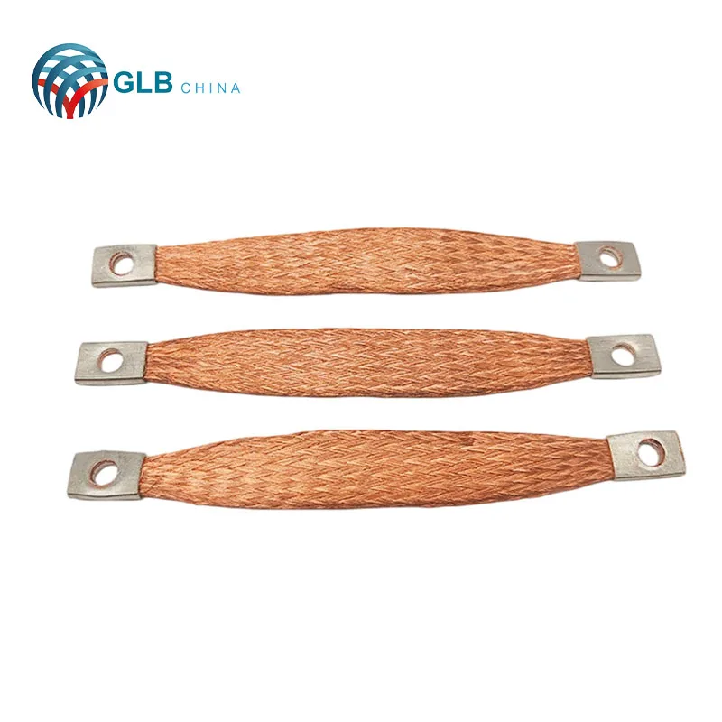 High Quality Pure Copper Flexible Ground Strap Braided Copper Thermal Busbar for Electrical Hardware Supplier
