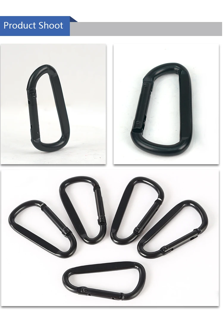 Bohu D Ring Quick Release Spring Small Carabiner Snap Hook Buy Black