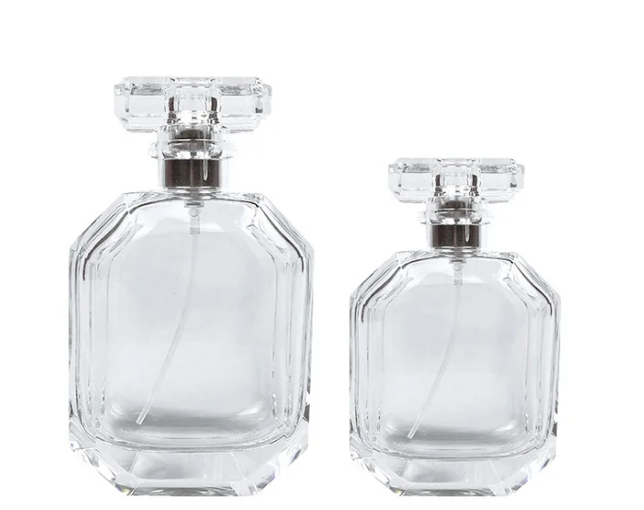 Tasteless Cassette Polygon Cologne Spray Bottle 3oz 4oz Perfume Bottles