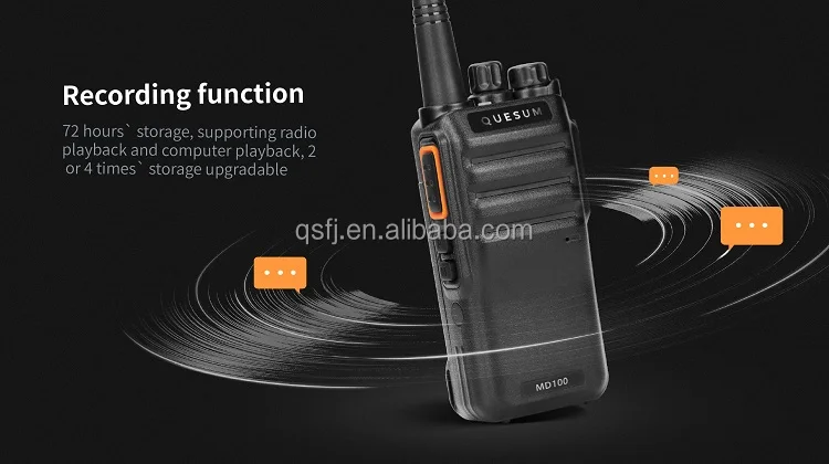 Quansheng waterproof IP67 two way radio DMR AES256 encryption radio walkie talkie