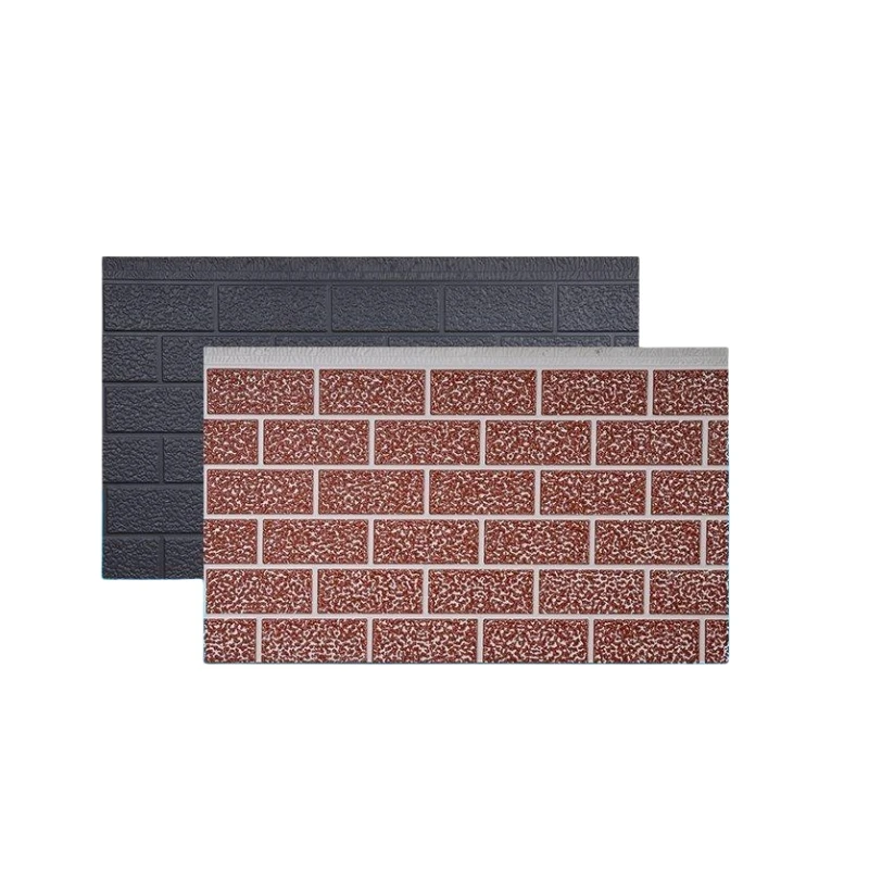 Panlabas na Gusali Wall Facade polyurethane foam sandwich panels metal siding sandwich board