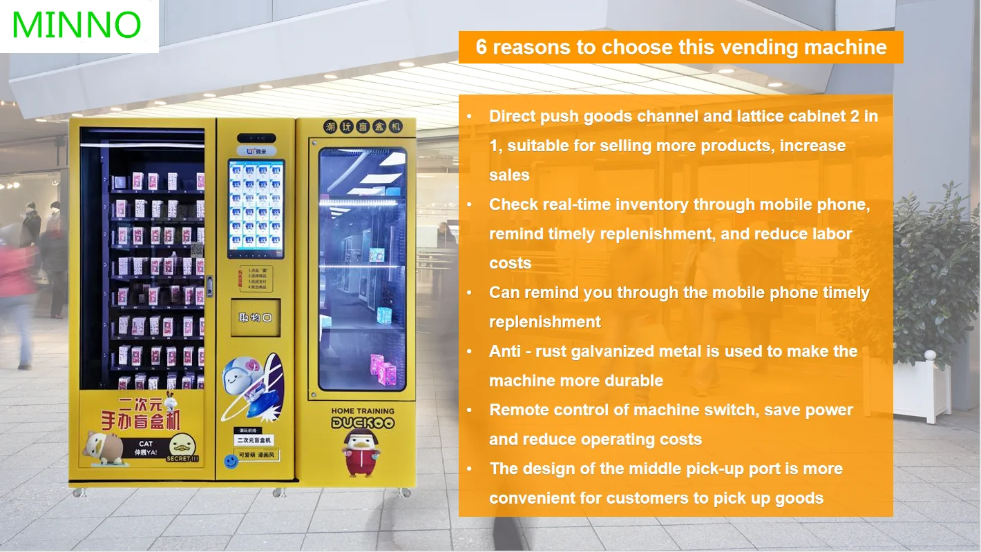 Custom Lucky Box Vending Machine Toy Smart Vending With Elevator And  Display Rack - Buy Smart Vending Machine,Vending Machine Toy,Mystery Box Vending  Machine Product on Alibaba.com