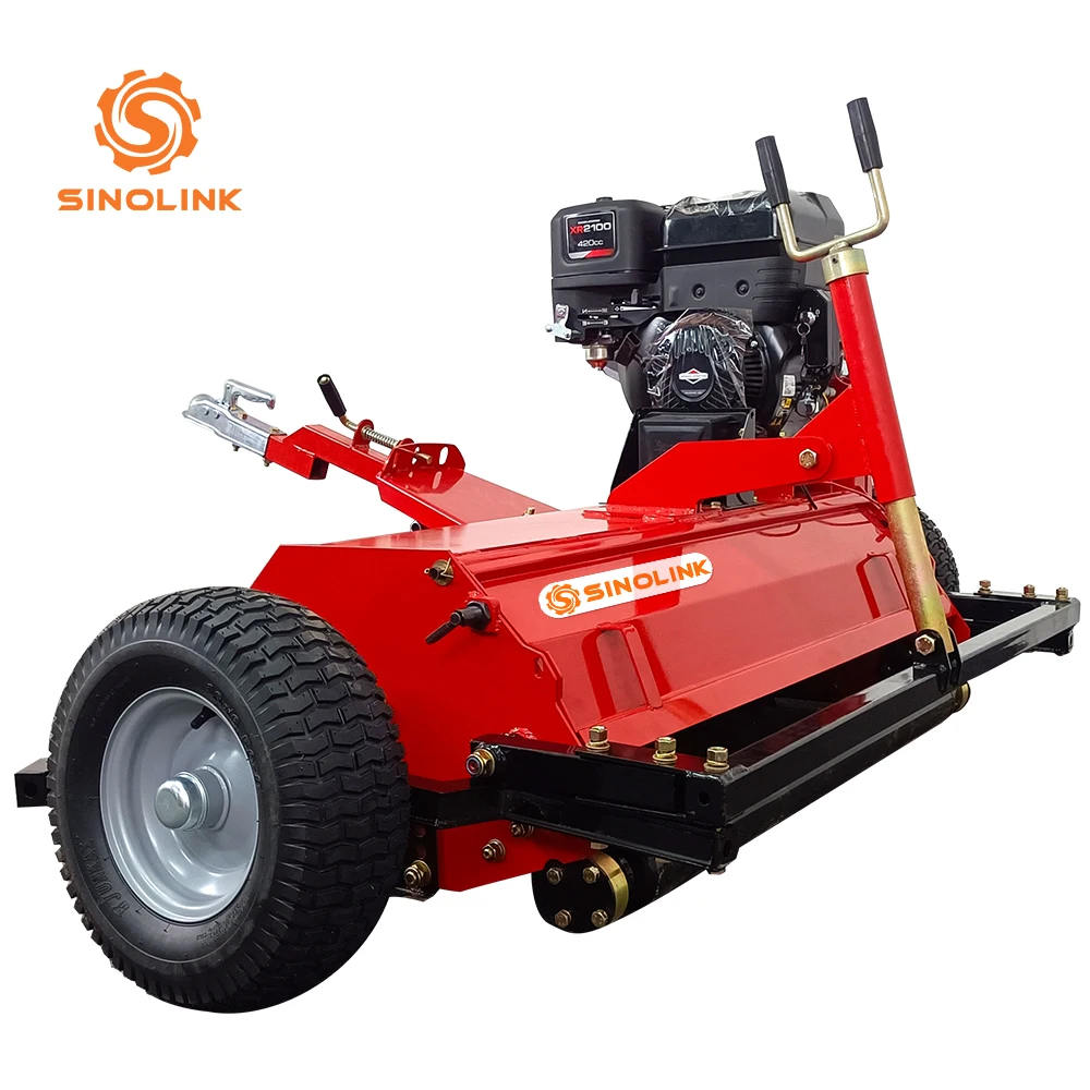Single Cylinder Self Powered Tow Behind Flail Mower Lawn Mower Blade