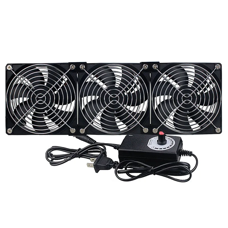 GDT 120x120x38MM 120mm PWM FG DC Control Exhaust Axial Fan UPS Power Fans Waterproof IP68