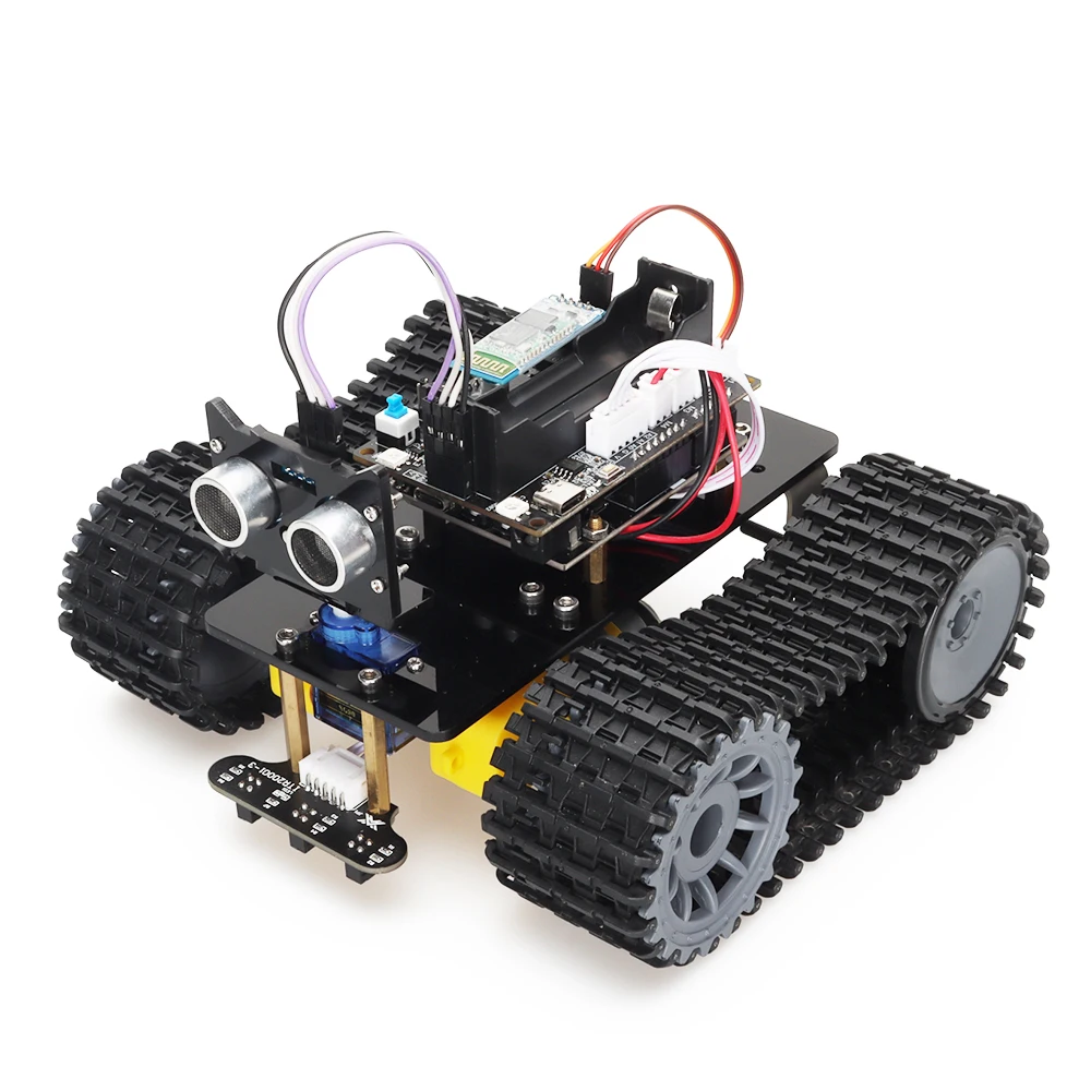 2023 DIY Wireless Tank Track Robot Tank Chassis Robot Learning Starter Kit