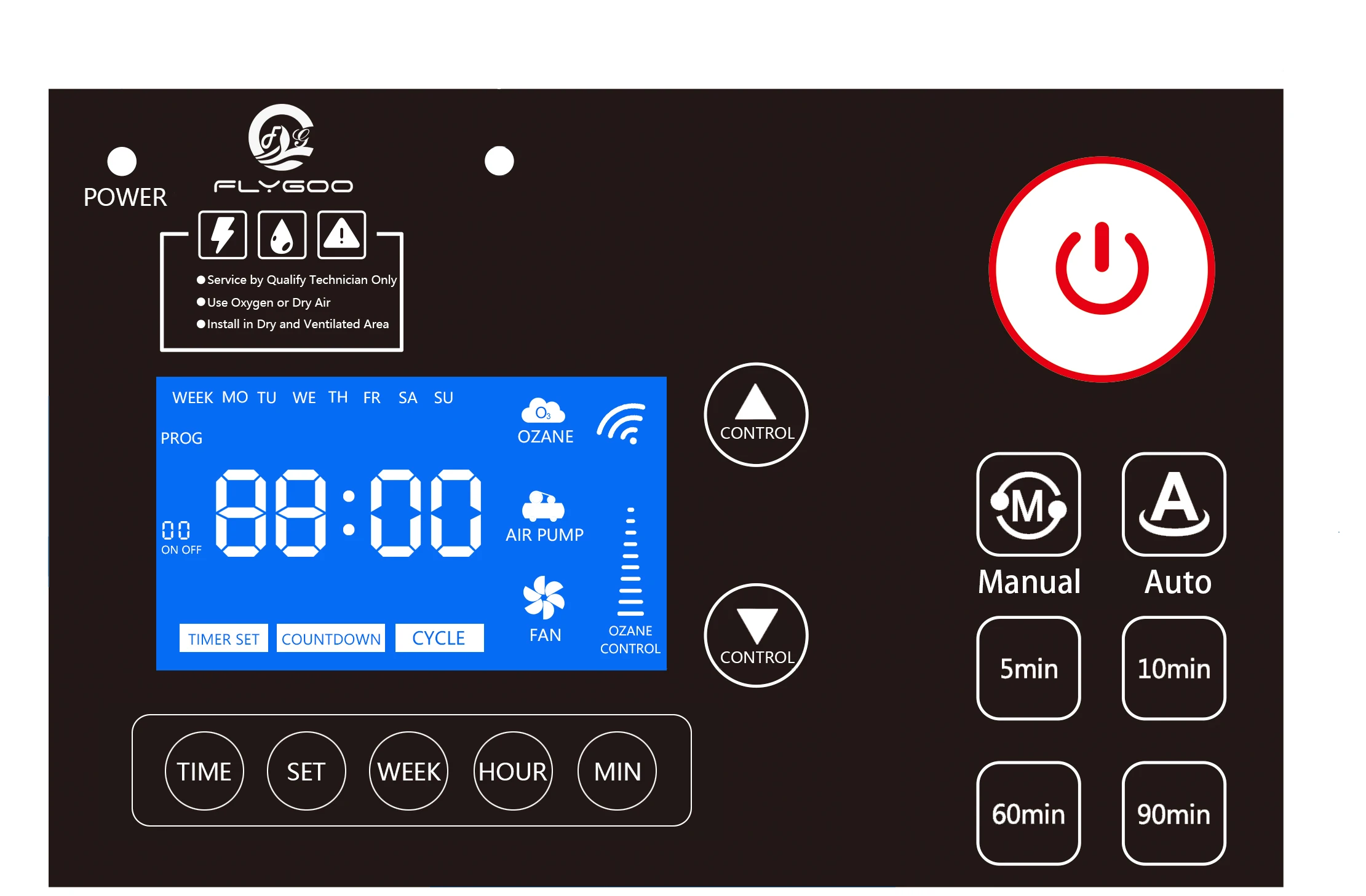 Flygoo 10g Aquapure Ozone Generator Machine for Water Treatment
