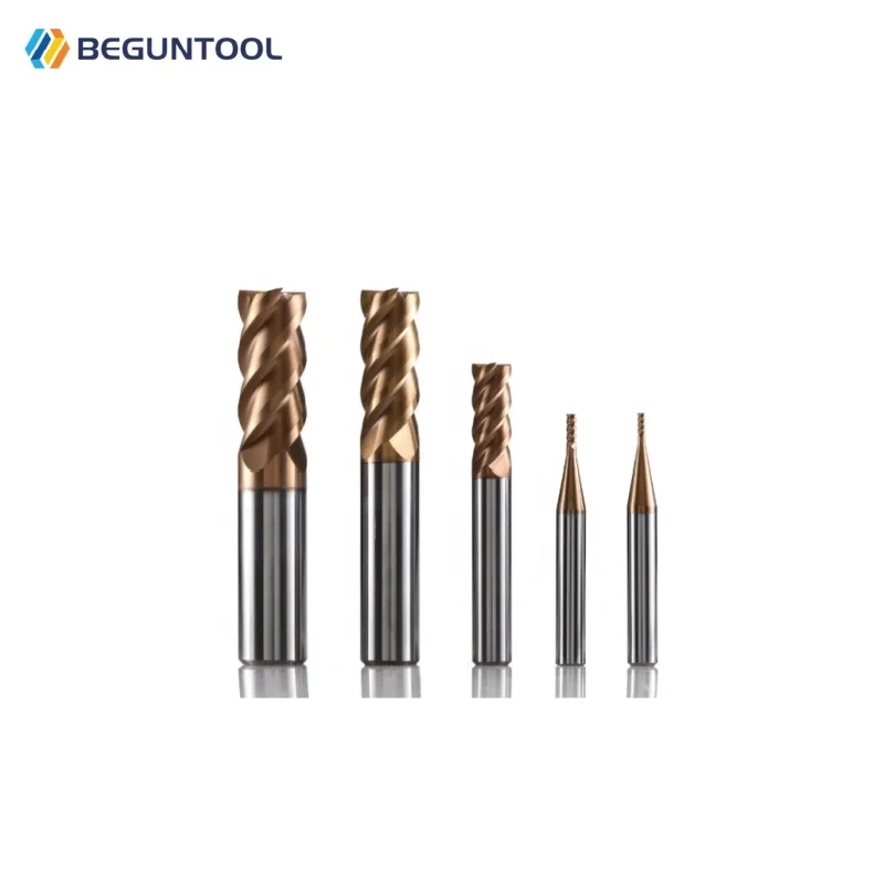 ZCC CT Solid Tungsten Carbide End Mills for CNC Machining