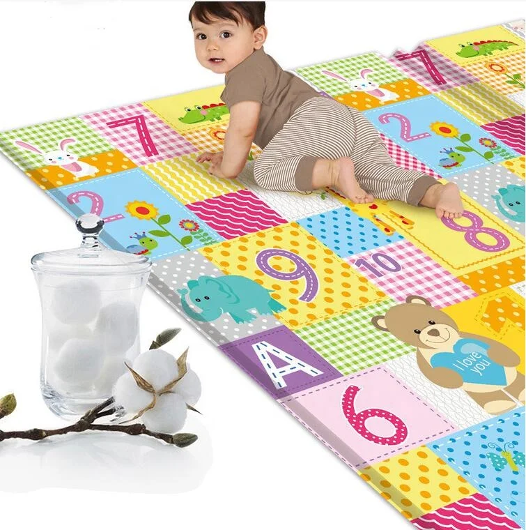 Foldable Soft Crawling Mat for Infants Toddlers Kids Folding Floor Mat