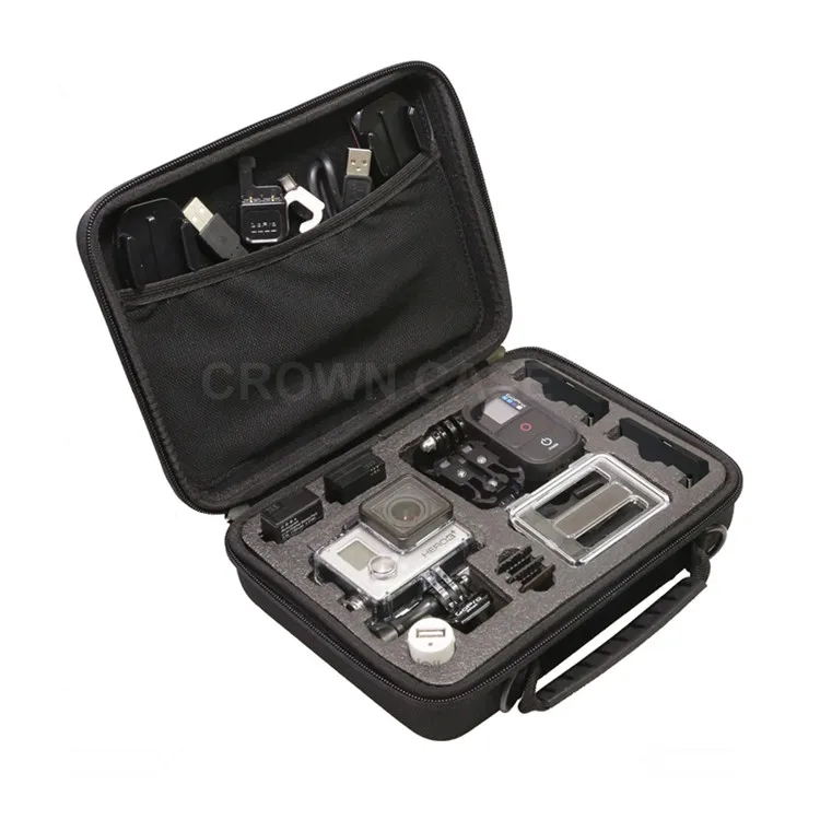 Custom High Quality Waterproof EVA Action Camera Case with Foam Insert