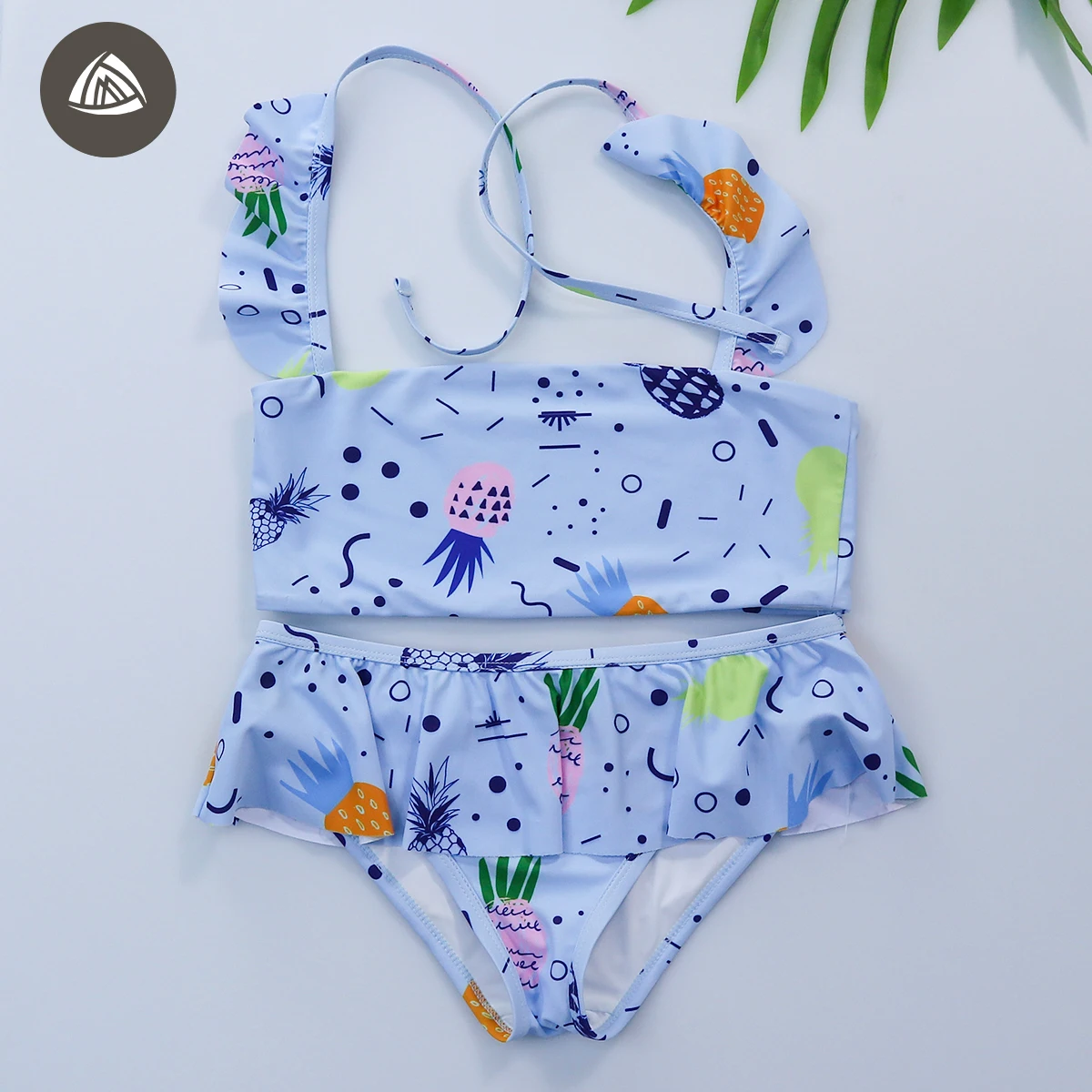 Custom Made Cute Kids Swimwear Children Two Piece Swimsuit Baby Girls ...