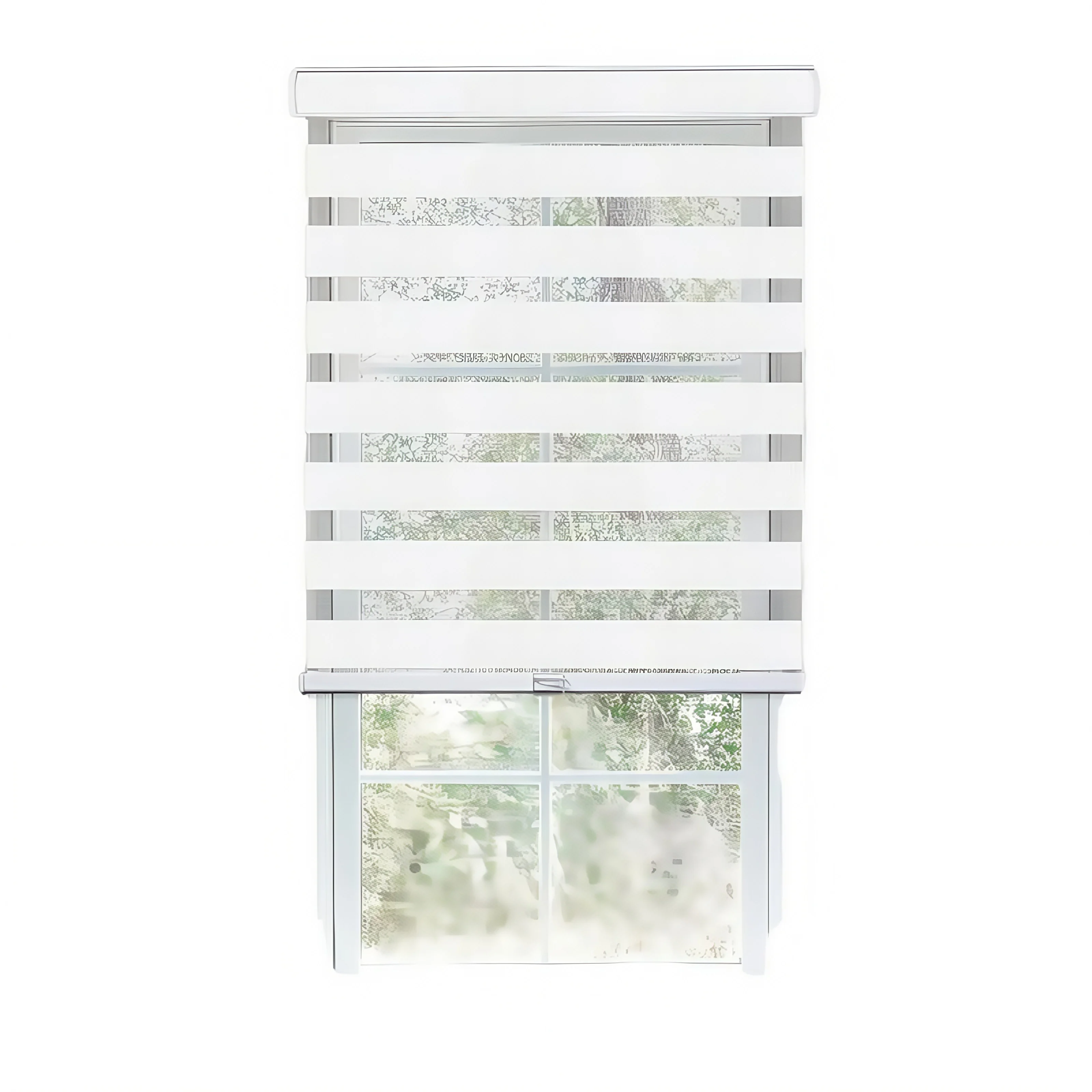 Luxury High-End Fabric Zebra Blinds Elegant Window Covering for Modern Home with Adjustable Light Privacy Simple Everyday Style