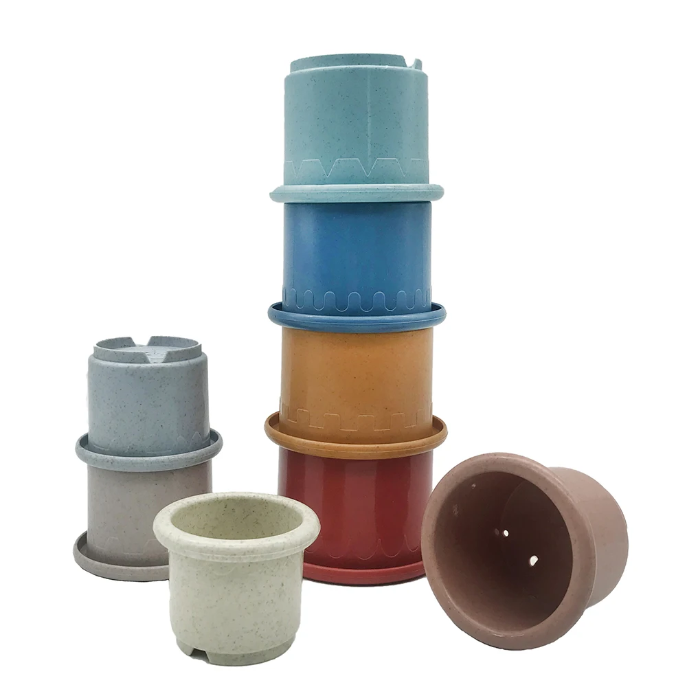 Рождественский подарок для детей, детские Игрушки для ванны, набор для сборки, стаканы из пшеничной соломы