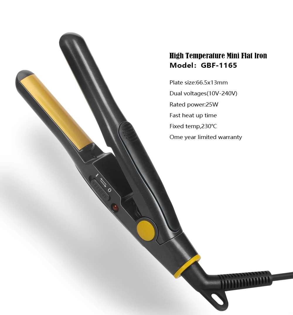 Gold Hair Straightener Professional Electric Hair Straightener Comb