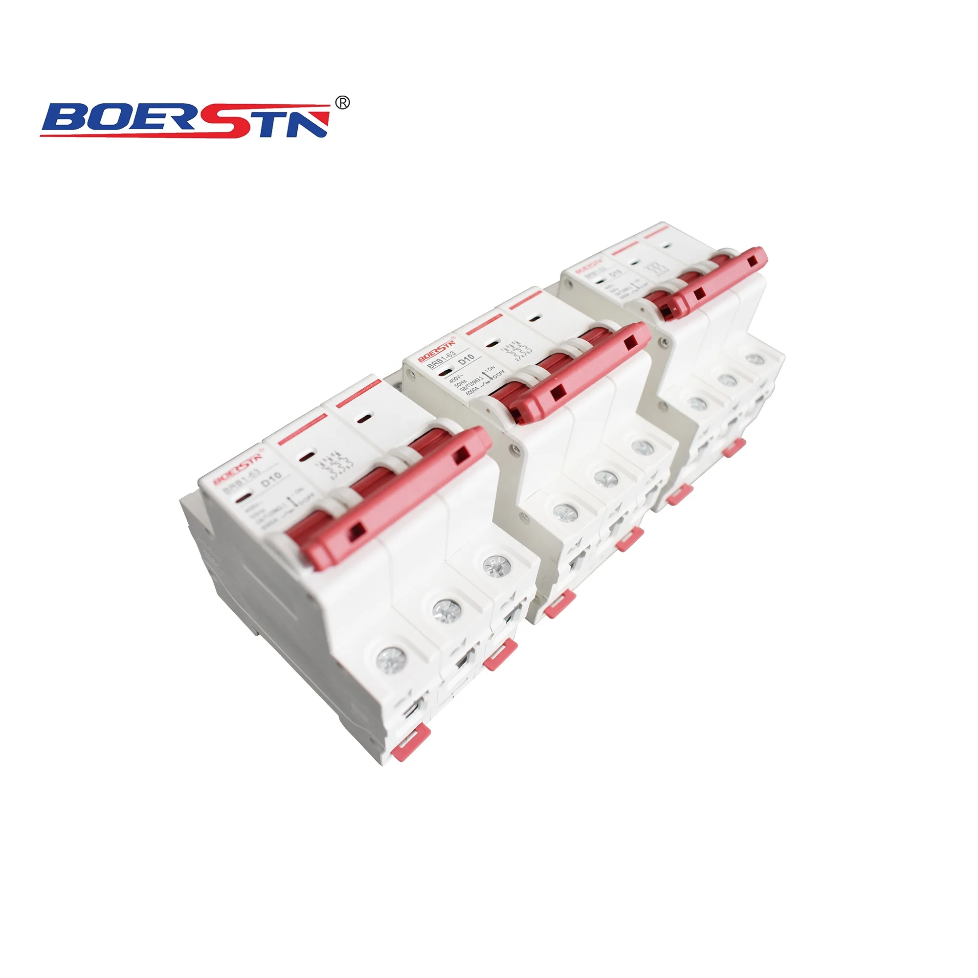 Miniature Circuit Breaker MCB 1P 2P 3P 4P 1A 3A Upto 63A CE Certificated Silver Mini Two Pole 30 Amp Thin Series Circuit Breaker