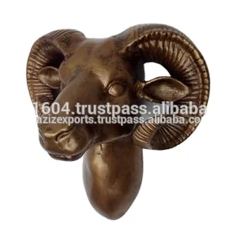 Wall Mount Ram Head - Buy Antique Ram Head Metal Crafts,Wall Animal Head,Mounted  Animal Head Product on 