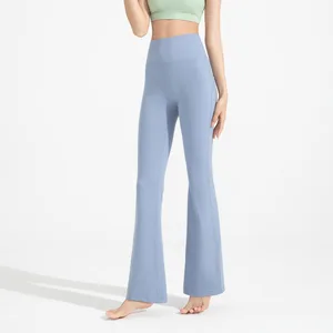 full length antibacterial horn yoga pants high waist hip lift fashion yoga leggings athletic wear