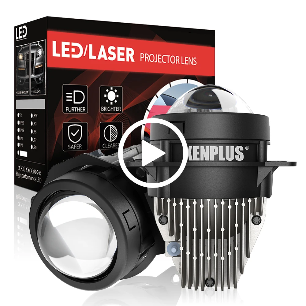 XENPLUS LF5 12V 110W 30000LM 6000K Bi LED Fog Light Projector Lens