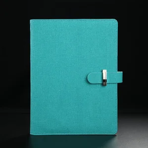 Hot Selling Business Planner Notebook A4/A5/A6/A7/B5 PU Leather Cover with Printed Style Box Insert Refillable Loose-Leaf Paper