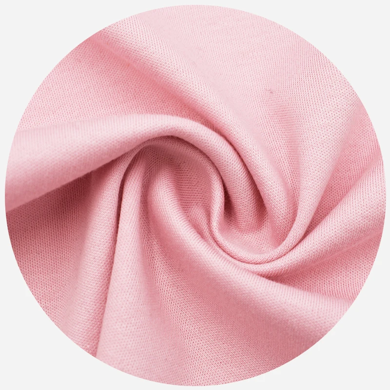 双面针织面料100% 棉50s棉织物抗微生物t恤面料 - buy double jersey