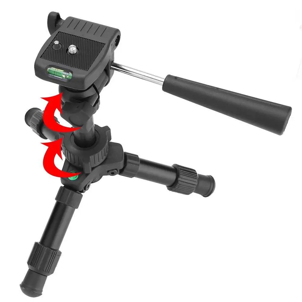 High Quality DSLR Camera Foldable New Desktop Mini Camera Tripod Holder With Rotating Quick Release Mount for Phone and Camera