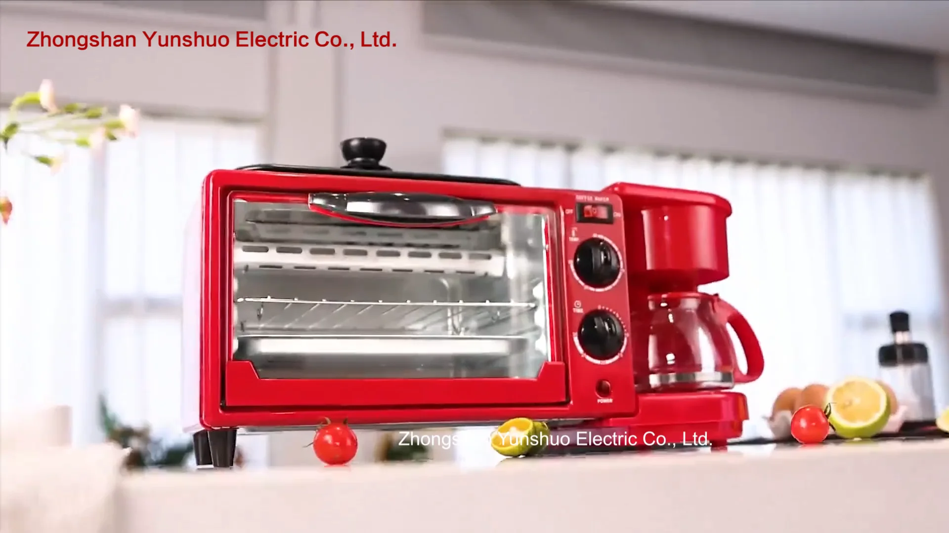 Factory Price With Toast,Oven Coffee Pot Frying Pan 3 In 1 Multi