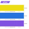 Conjunto Amarillo, Azul, Morado