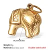 Pj455g double-sided solid gold pendant