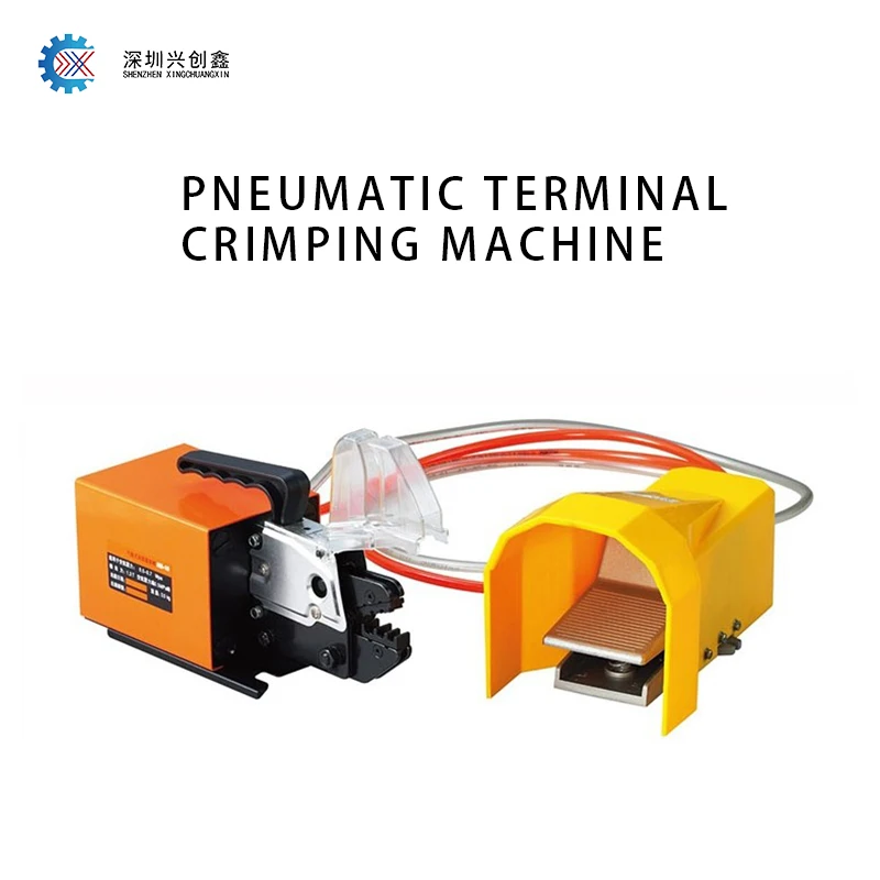 Pneumatic Wire Terminal Crimping Machine with Various Molds 220V