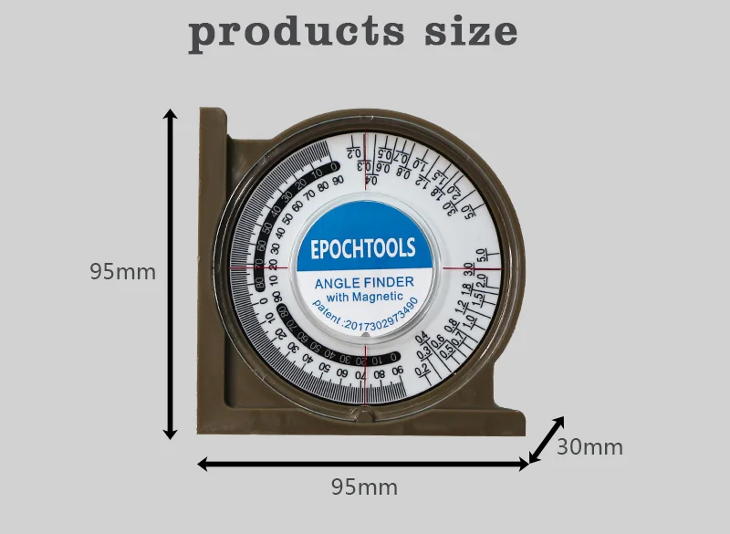 High Load Goniometer High Precision Goniometer with Magnetic Base - Industrial Use