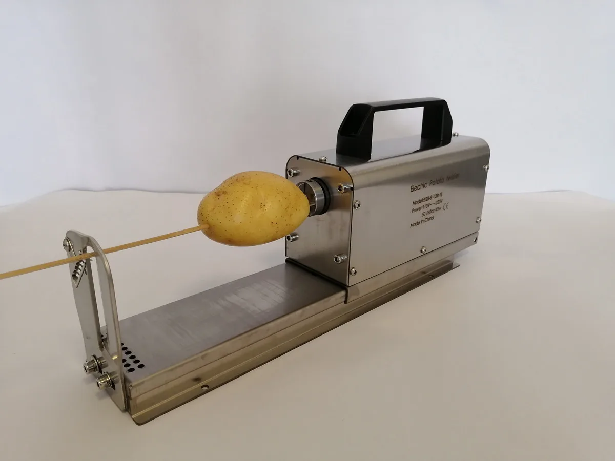 electric potato slicer/spiral potato chips/3 in