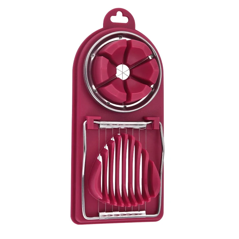 Japanese Style Multi-Functional Egg Slicer Stainless Steel High Egg Splitter Divider for Home Use for Cutting Scrambled Eggs
