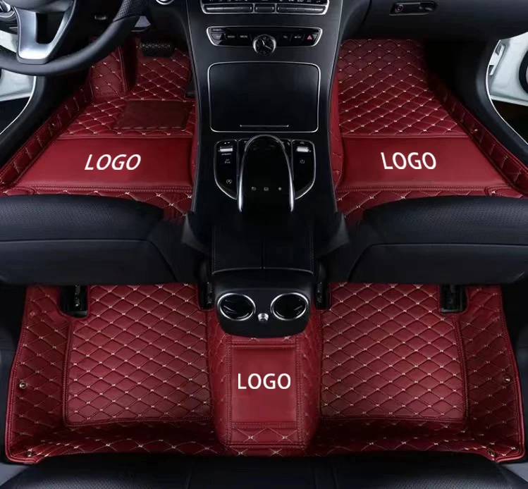 Automatic Red 9d Matting 5d Universal Leathers All Weather Rubber Floor