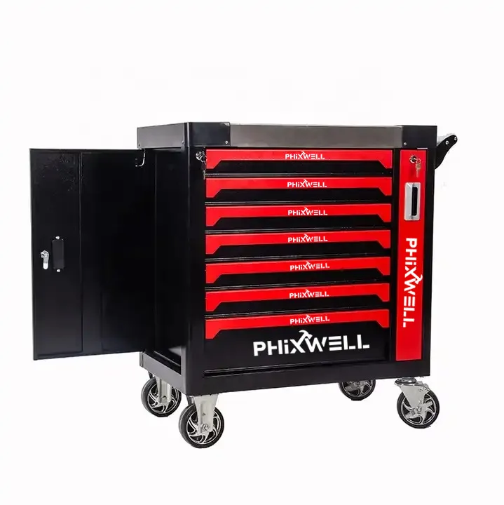 7 Drawers Tool Cabinet Chest Truck Auto Repair Workshop Hardware ...