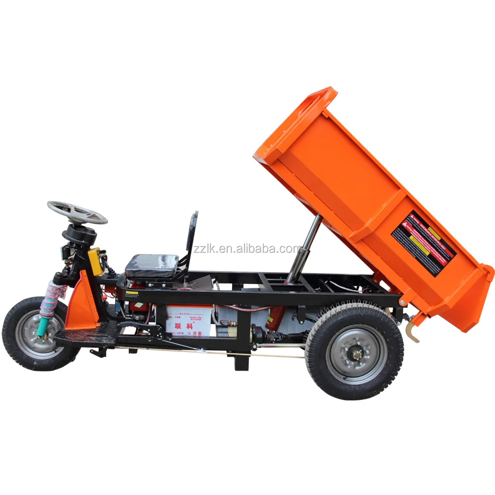 Transmission Shaft Drive ,Electric Tricycle Cargo Bike/mini Dumper 500  Kg/cargo Trike Used in Mining
